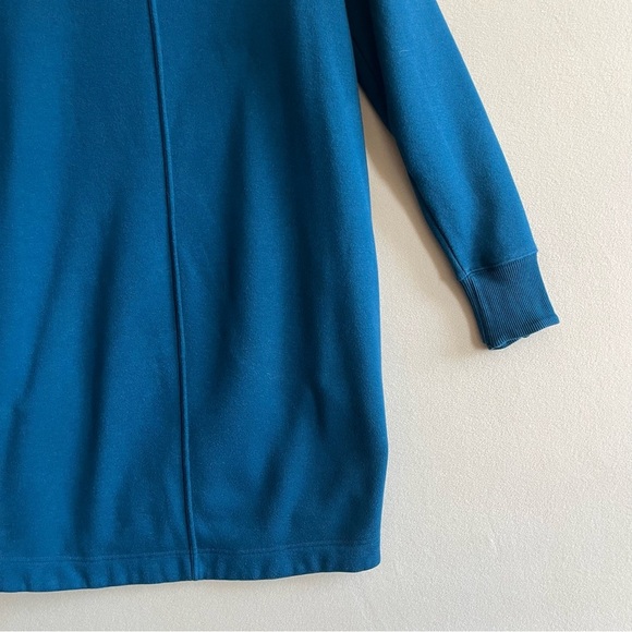 Athleta COZY KARMA MOCK NECK DRESS Teal size Small - Picture 10 of 16